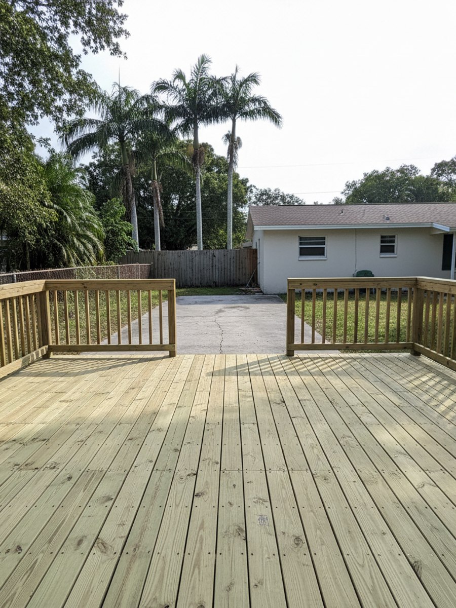 Deck Installation completed by Infinite Deck Company in Hallandale Beach, FL