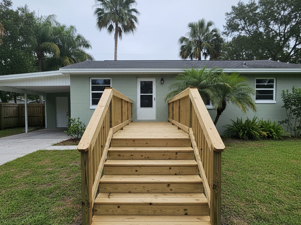Deck Installation completed by Infinite Deck Company in Boca Raton, FL