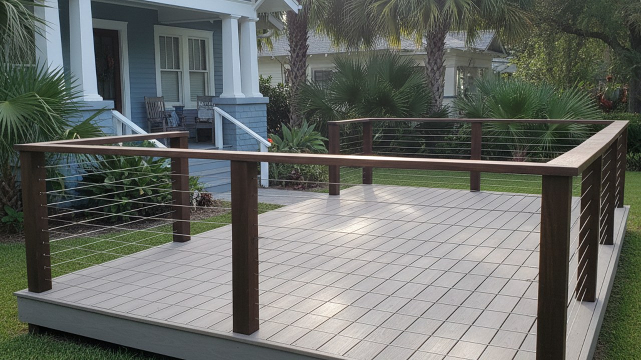 Deck Staining & Sealing completed by Infinite Deck Company in Boca Raton, FL